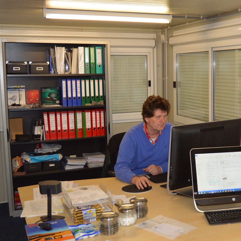 Henk van Dijk at work